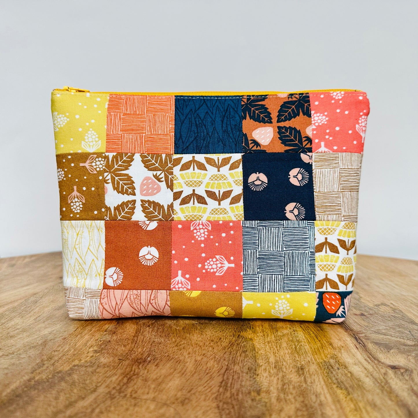 Patchwork Zipper Pouch