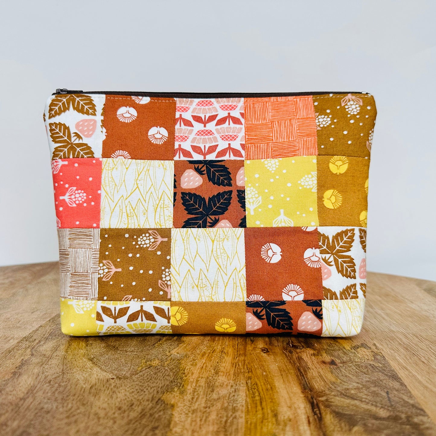 Patchwork Zipper Pouch
