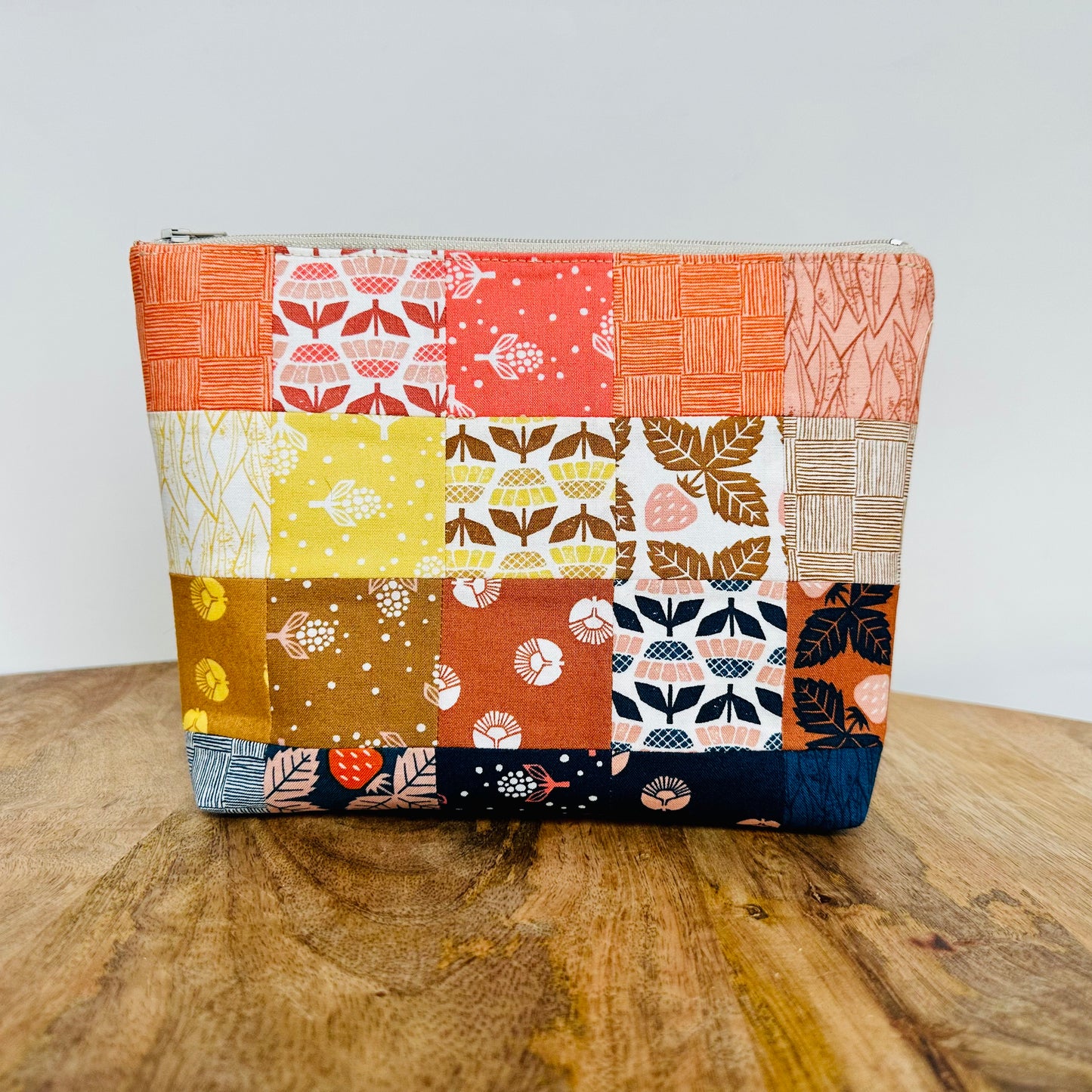 Patchwork Zipper Pouch