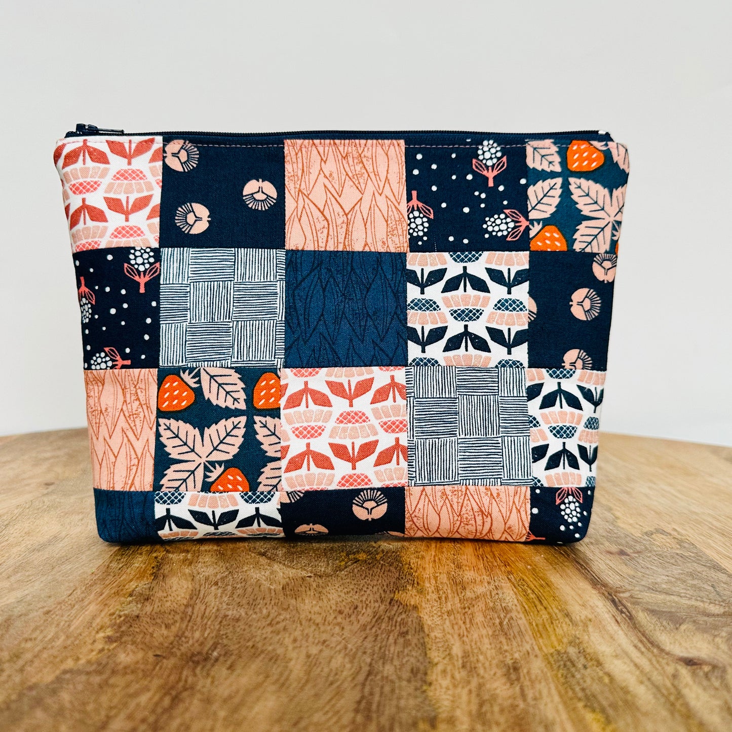 Patchwork Zipper Pouch