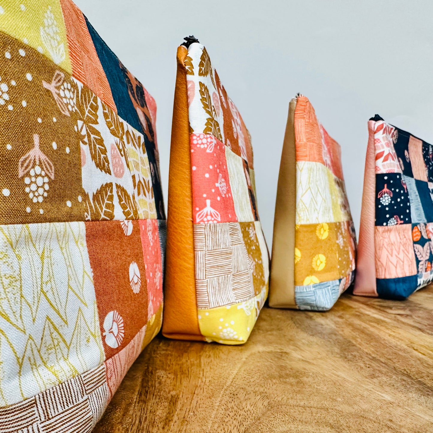 Patchwork Zipper Pouch