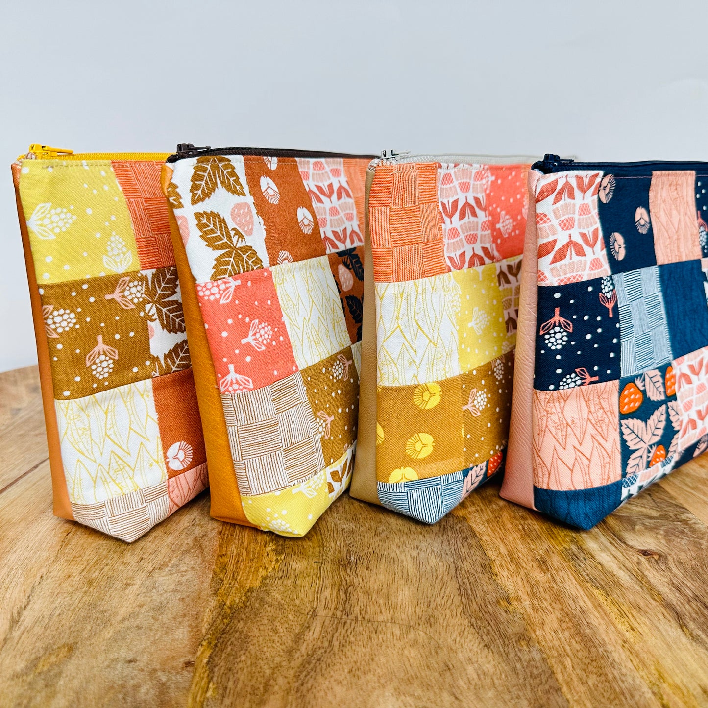Patchwork Zipper Pouch